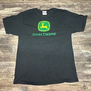 Hanes John Deere Tee - Black - Large - GUC